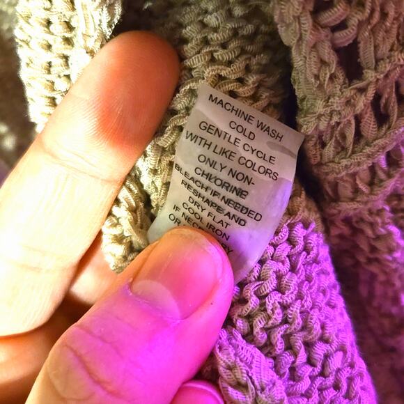 NWT Cable & Gage Knit Cardigan | Beige | Size XL 0016 - Picture 9 of 10